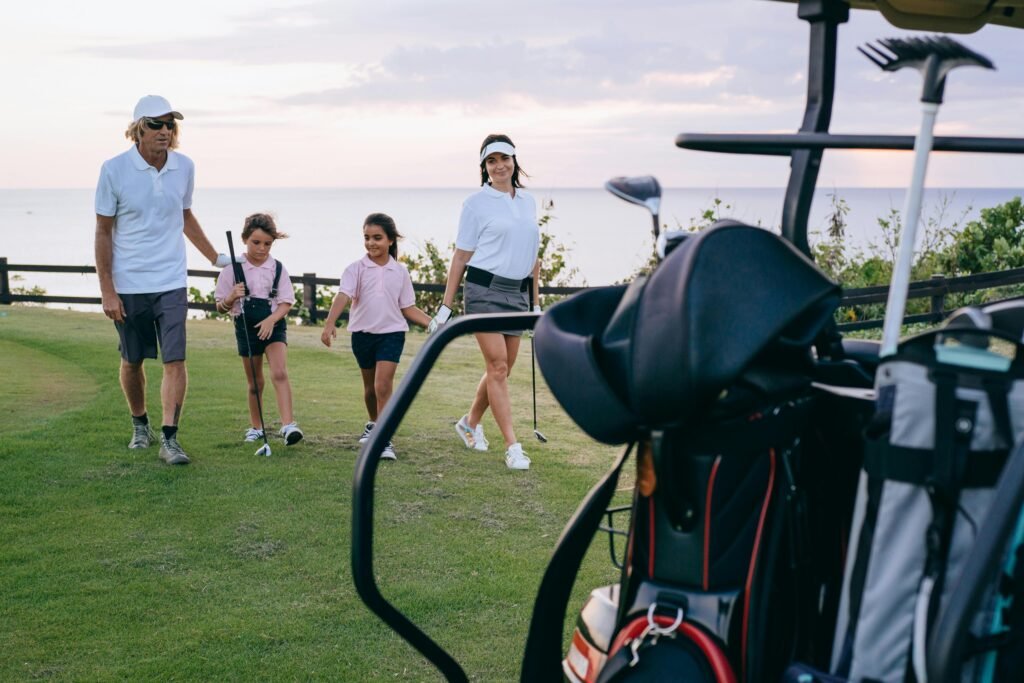 Icango G5 Follow Me smart golf trolley carrying 35kg golf bag