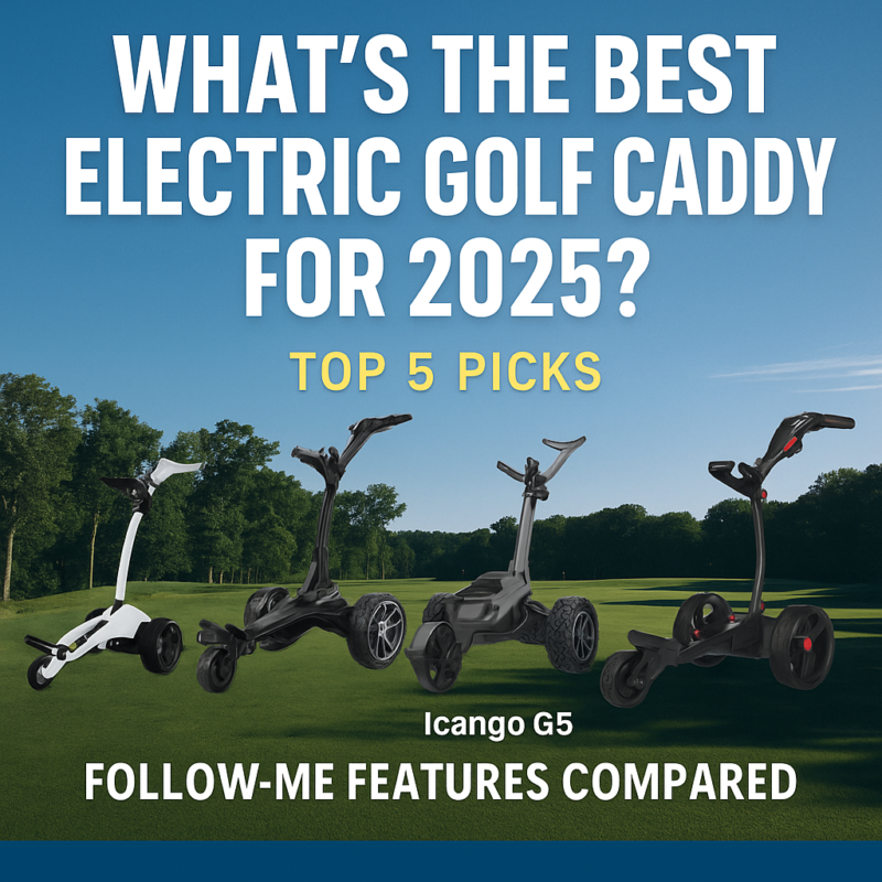 Best electric golf caddy brands 2025